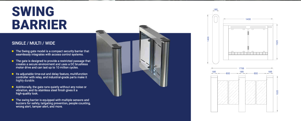 Swing Barrier Engineering